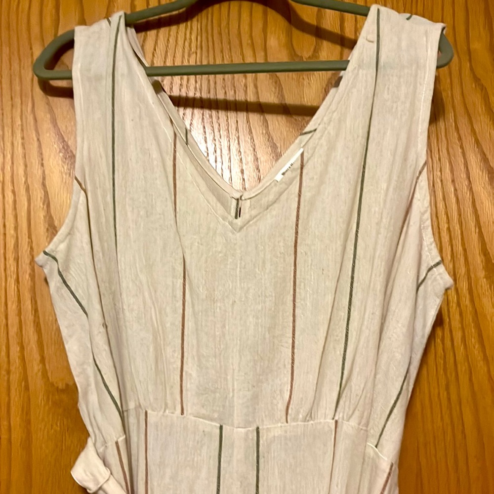World Market Sleeveless Cotton Jumper, L/XL, Romper